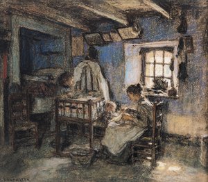 Domestic Interior, Wissant, 1913